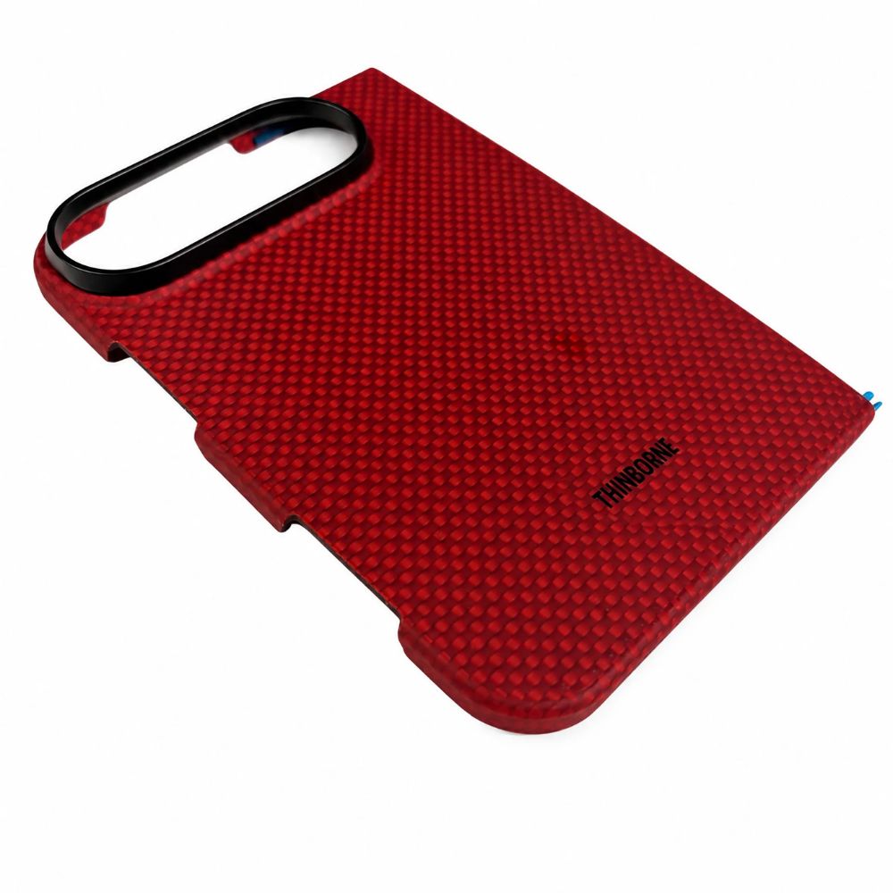 iPhone Duo Case - Super Thin | Aramid Fiber | MagSafe - Crimson