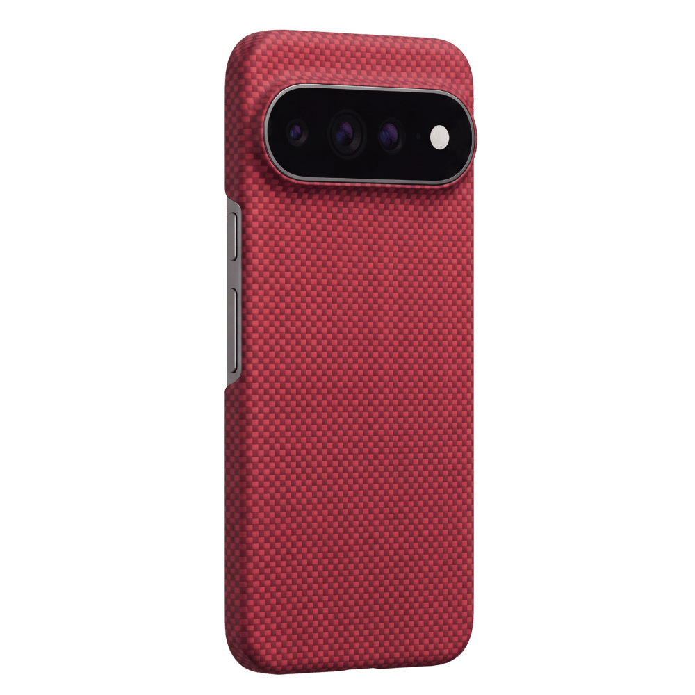Pixel 11 case with the phone stand in a clear background