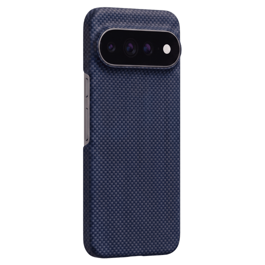 navy pixel 11 case standing with clear background