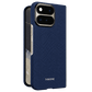 pixel 11 pro fold with navy aramid fiber case standing on the surface
