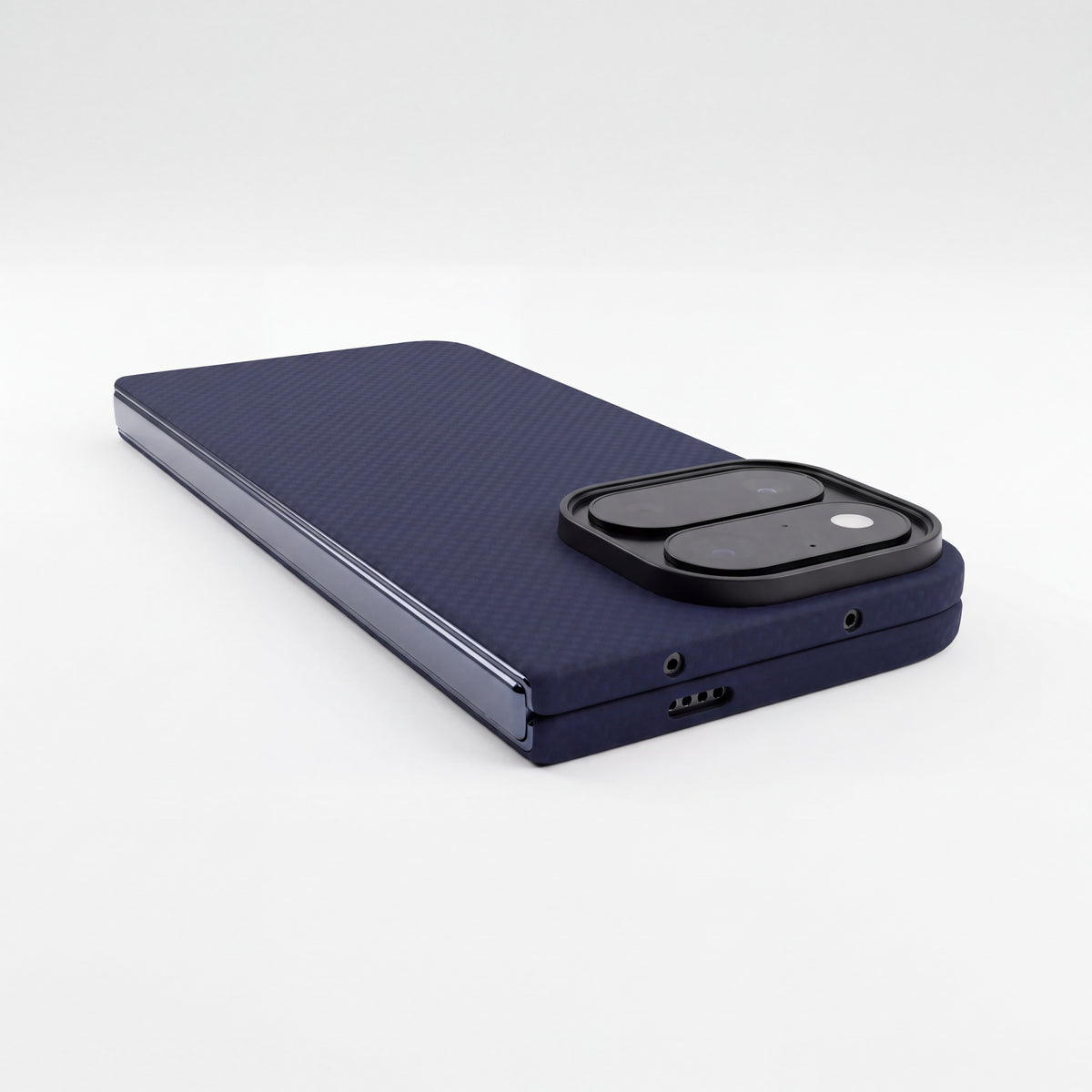 Pixel 11 Pro Fold Case - Unbelievably Thin | Aramid Fiber | Magnetic - Navy