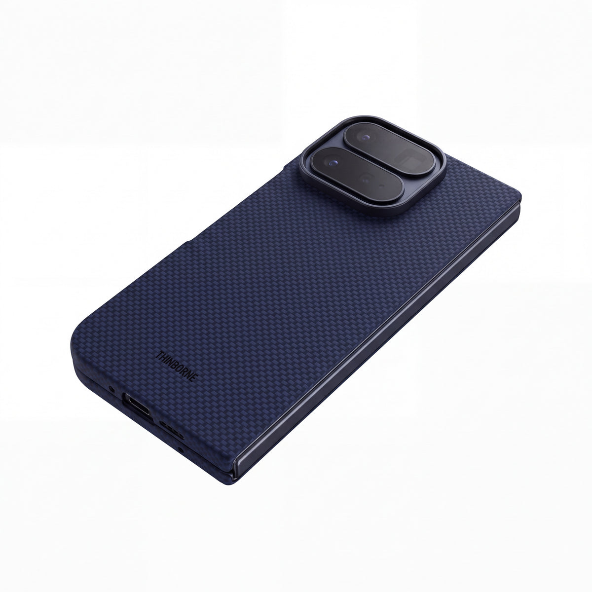 Pixel 11 Pro Fold Case - Unbelievably Thin | Aramid Fiber | Magnetic - Navy
