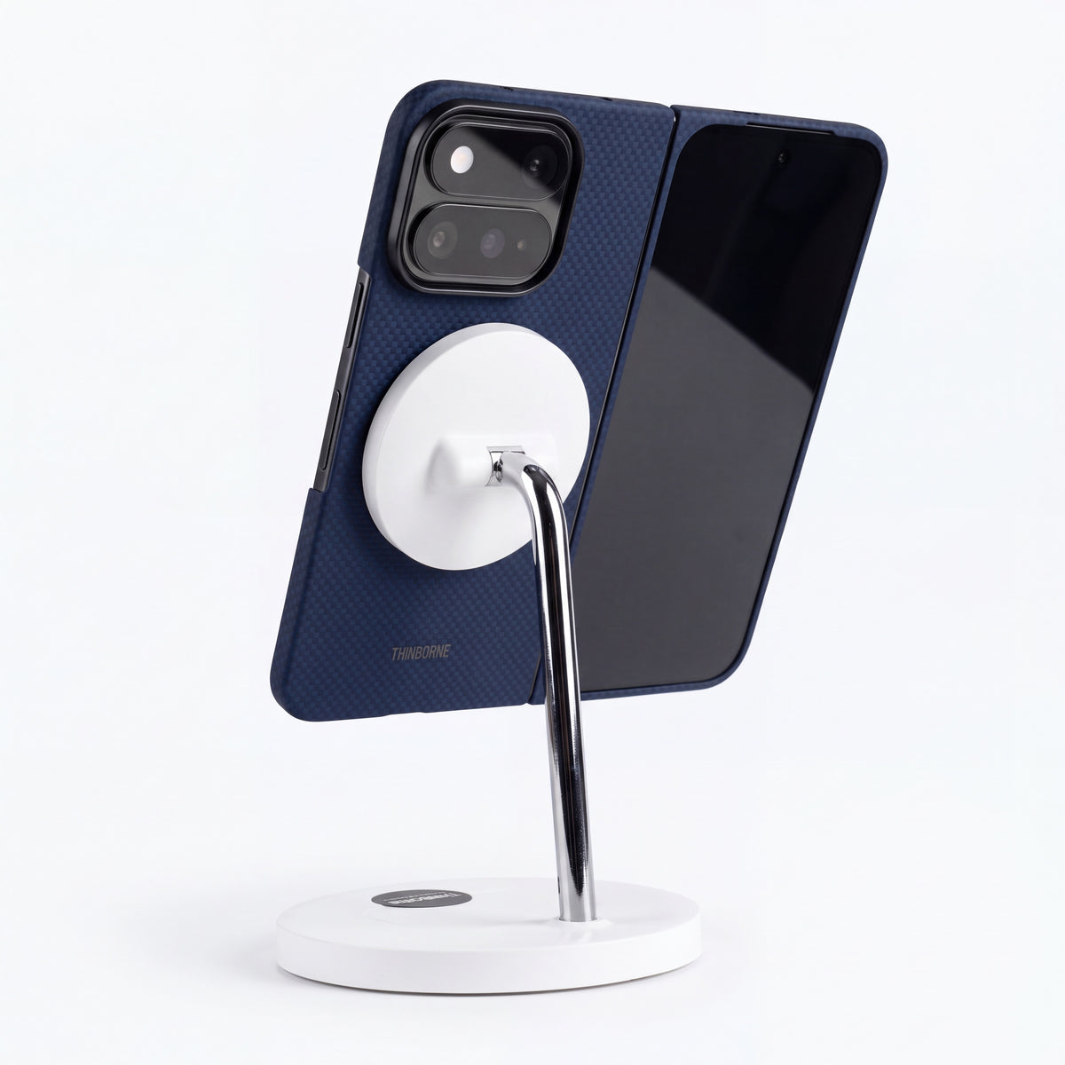 Pixel 11 Pro Fold Case - Unbelievably Thin | Aramid Fiber | Magnetic - Navy