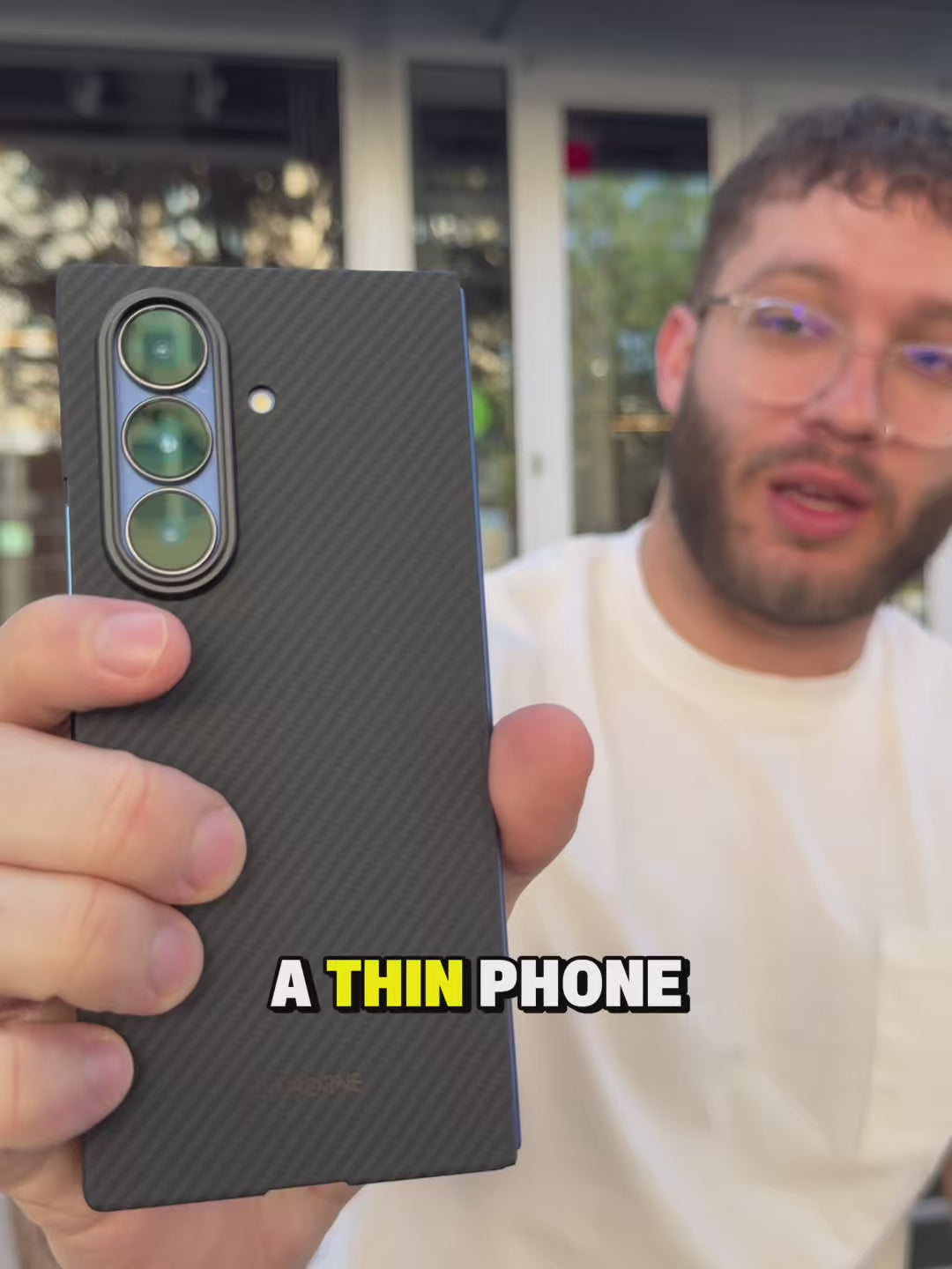 ugc content to show thinborne galaxy z fold 7 case is the best thin case you will ever need