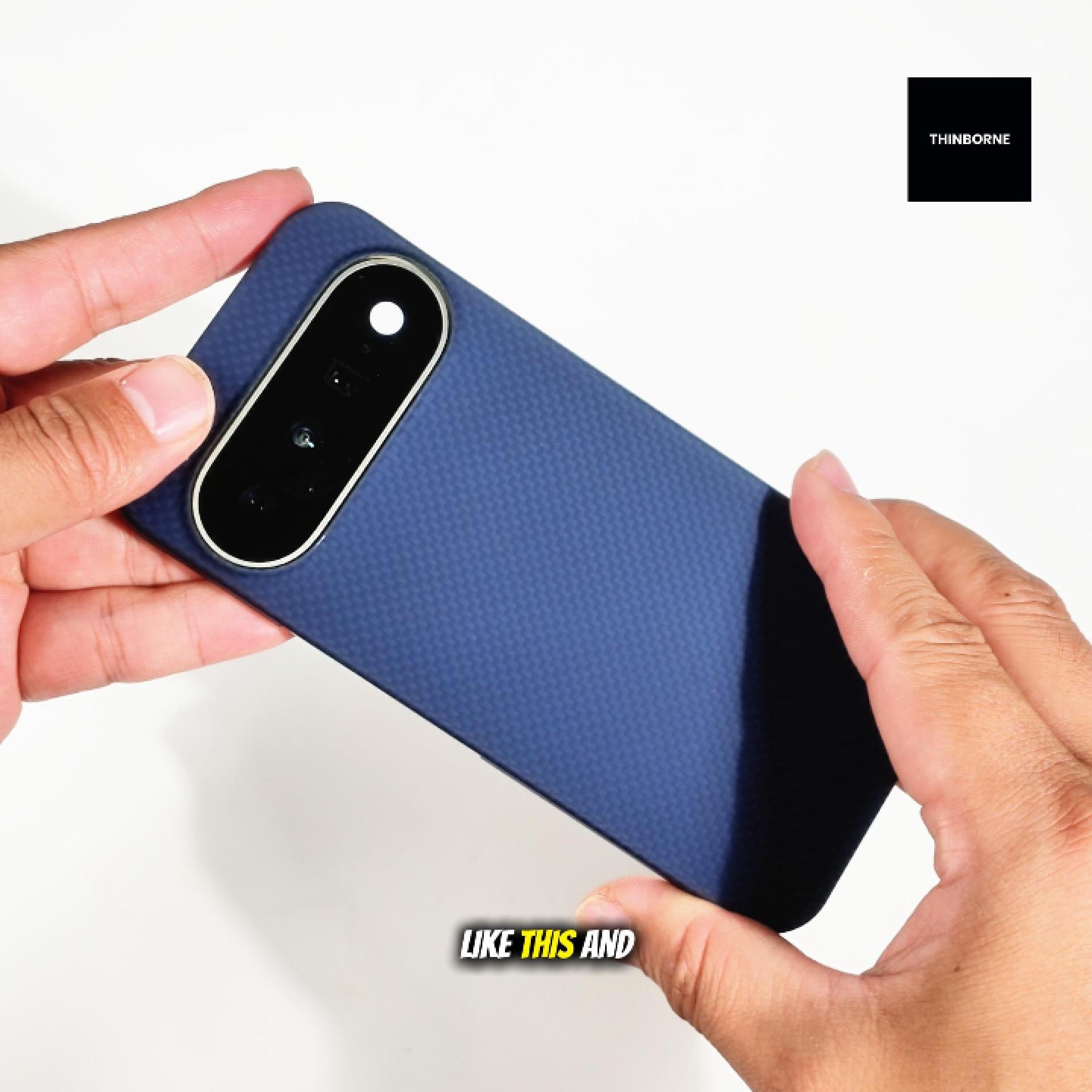 blue pixel 11 carbon case installation guide