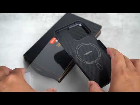 a video to unboxi iPhone 16 pro max super slim case from Thinborne