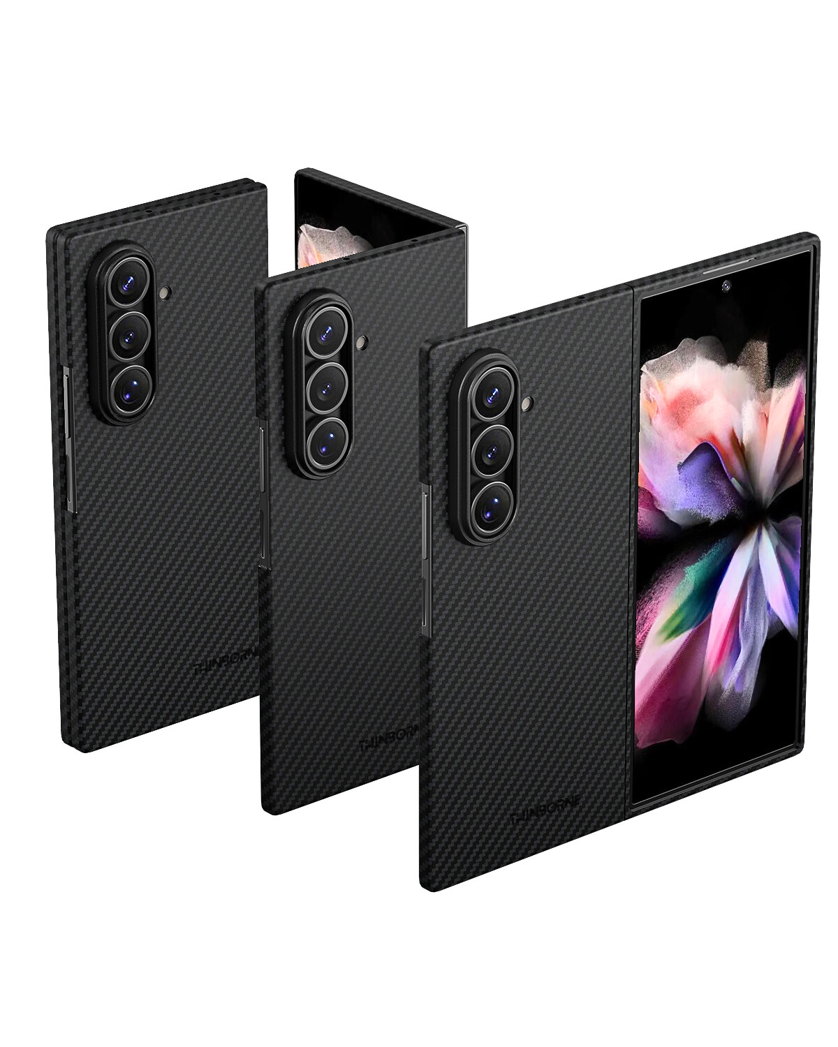 differnt angles of galaxy z fold 7 case 
