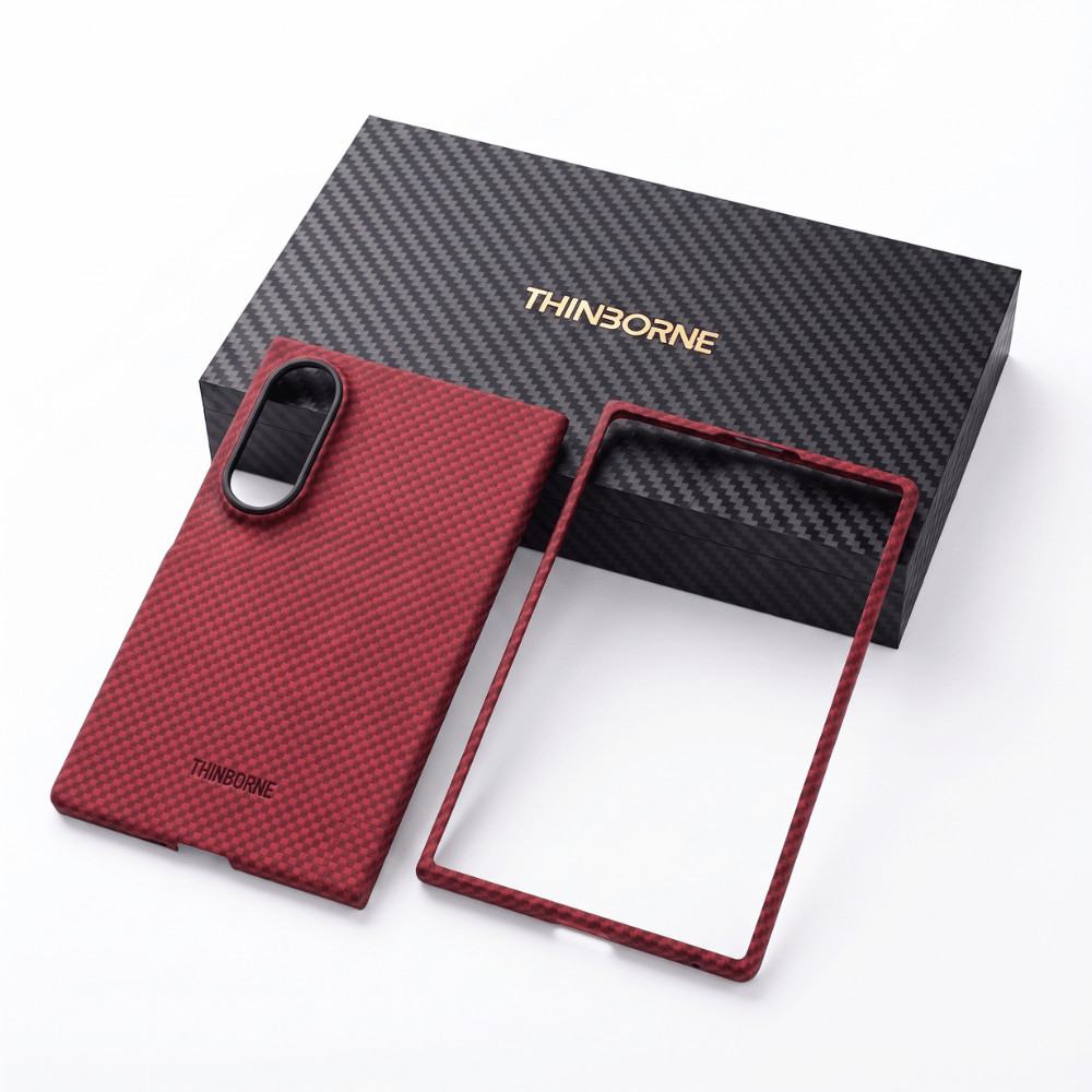 showing samsung galaxy z fold 8 case with package