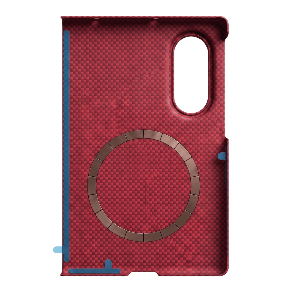 showing the inner design of galaxy z fold 8 back cover