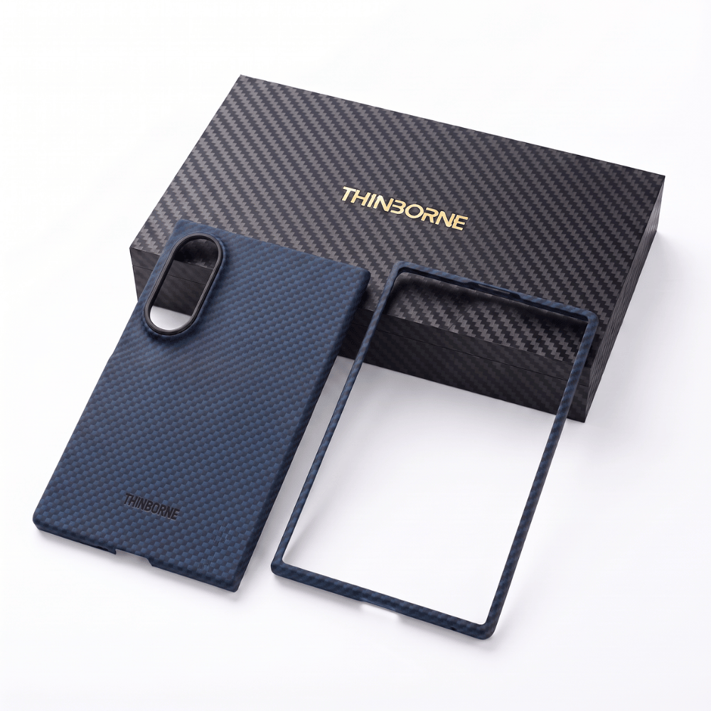 Galaxy z fold 8 navy case with package