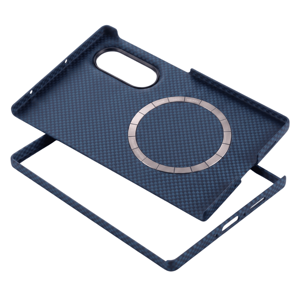 showing the inner design of galaxy z fold 8 case
